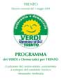 copertina programma per trento